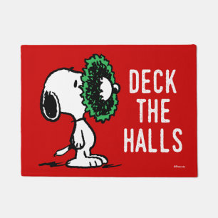 Peanuts   Snoopy for the Holidays Doormat