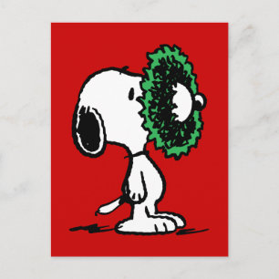 Peanuts   Snoopy for the Holidays Holiday Postcard