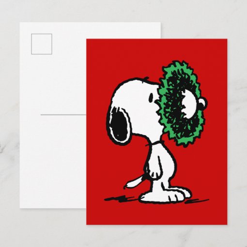 Peanuts | Snoopy for the Holidays Postcard | Zazzle