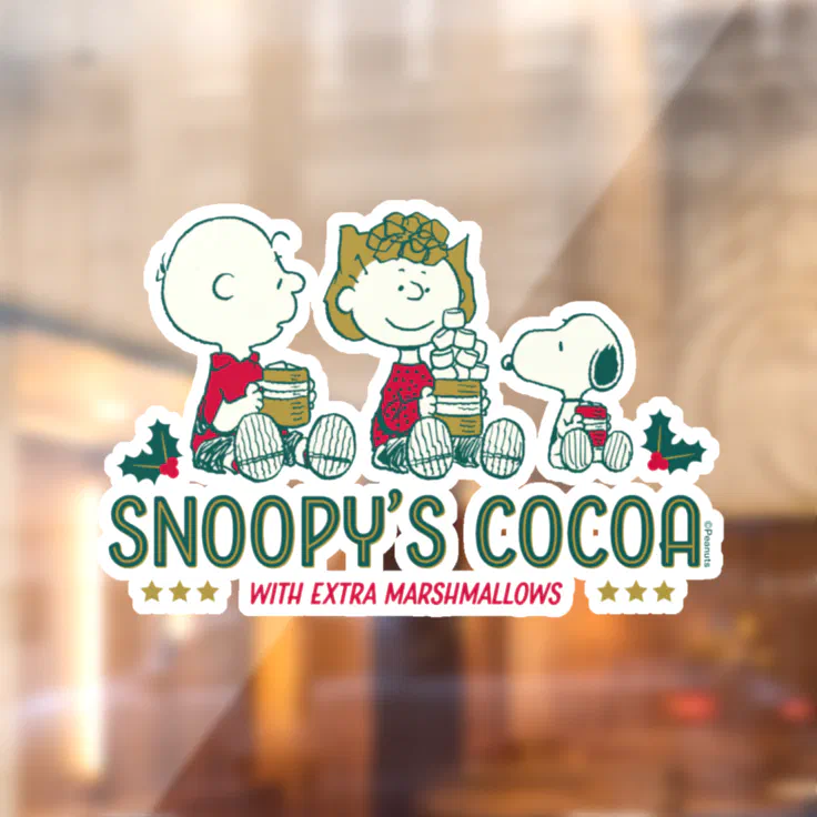 Peanuts | Snoopy & Friend's Cocoa Window Cling