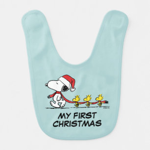 Peanuts   Snoopy & Friends Winter Scarf Baby Bib