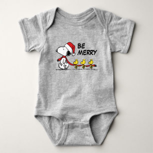 Peanuts   Snoopy & Friends Winter Scarf Baby Bodysuit