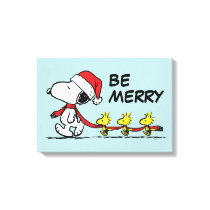 Peanuts | Snoopy & Friends Winter Scarf Canvas Print