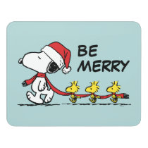 Peanuts | Snoopy & Friends Winter Scarf Door Sign