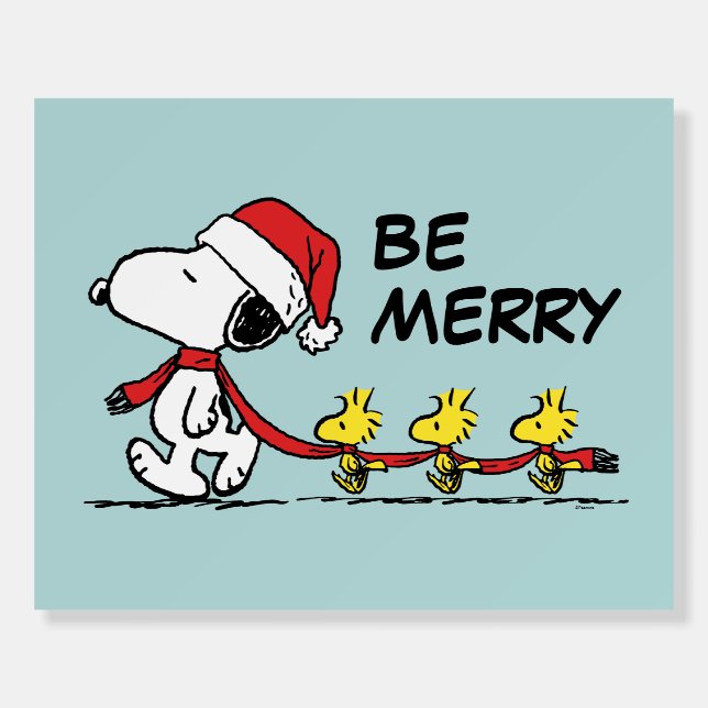 Peanuts | Snoopy & Friends Winter Scarf Foam Board (Front)