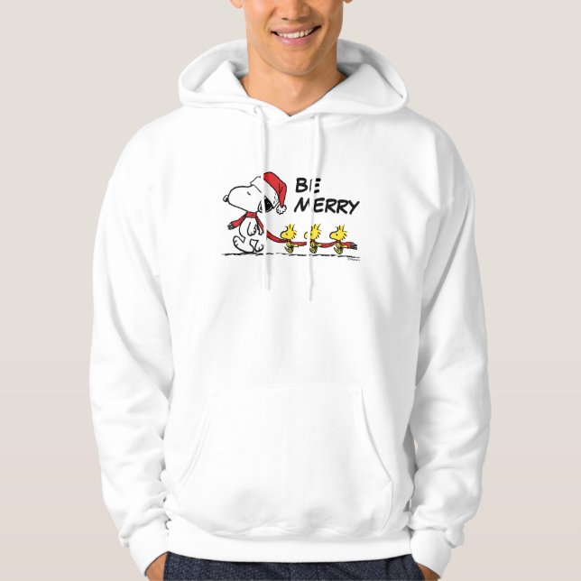 Peanuts | Snoopy & Friends Winter Scarf Hoodie (Front)