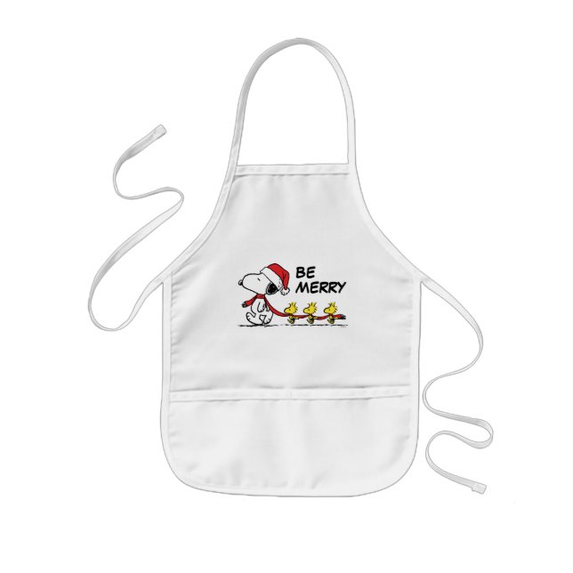 Peanuts | Snoopy & Friends Winter Scarf Kids' Apron (Front)