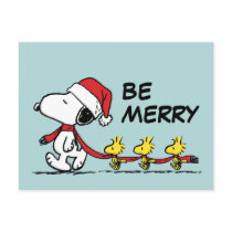 Peanuts | Snoopy & Friends Winter Scarf Postcard