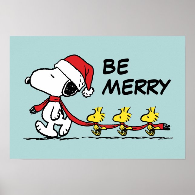 Peanuts | Snoopy & Friends Winter Scarf Poster (Front)