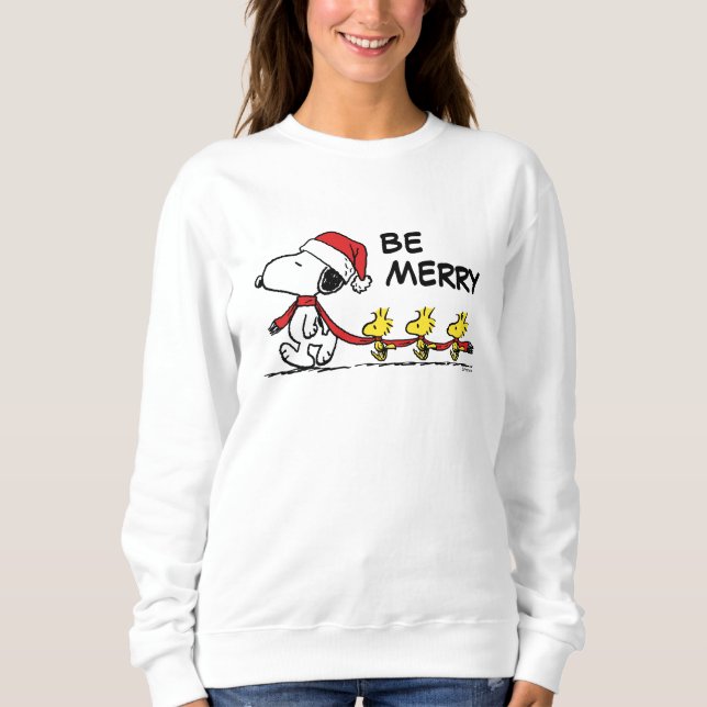 Peanuts | Snoopy & Friends Winter Scarf Sweatshirt (Front)