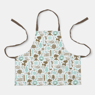 Peanuts   Snoopy Frosty Christmas Pattern Apron
