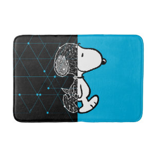 Peanuts Snoopy Geometric Design Bath Mat