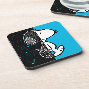 Peanuts Snoopy Geometric Design Beverage Coaster