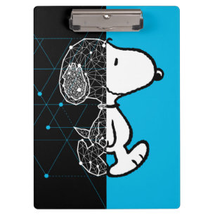 Peanuts Snoopy Geometric Design Clipboard