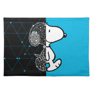 Peanuts   Snoopy Geometric Design Cloth Placemat