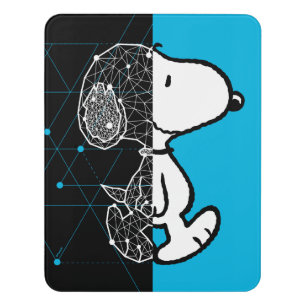 Peanuts Snoopy Geometric Design Door Sign