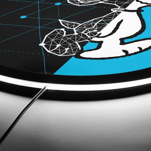 Peanuts | Snoopy Geometric Design LED Sign (Edge)