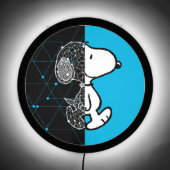 Peanuts | Snoopy Geometric Design LED Sign (Front)