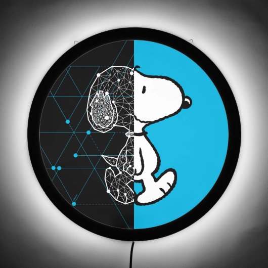 Peanuts | Snoopy Geometric Design LED Sign (Front)