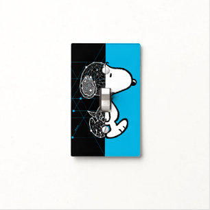 Peanuts Snoopy Geometric Design Light Switch Cover