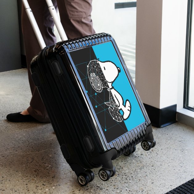 Peanuts Snoopy Geometric Design Luggage Zazzle