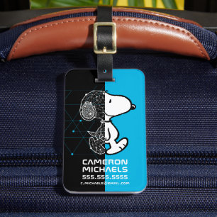 Peanuts Snoopy Geometric Design Luggage Tag