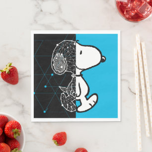 Peanuts Snoopy Geometric Design Napkins