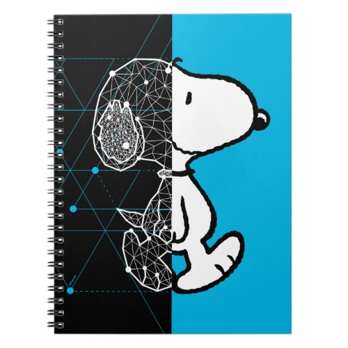 Peanuts  Snoopy Geometric Design Notebook