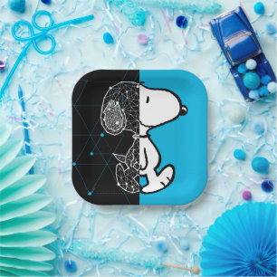 Peanuts   Snoopy Geometric Design Paper Plates
