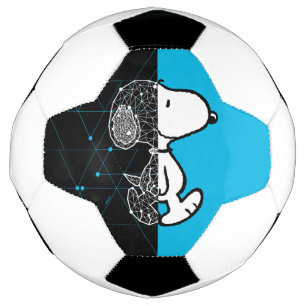 Peanuts Snoopy Geometric Design Soccer Ball