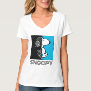 Peanuts Snoopy Geometric Design T-Shirt