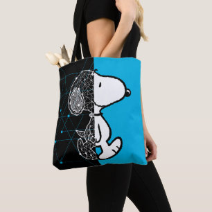 Peanuts Snoopy Geometric Design Tote Bag