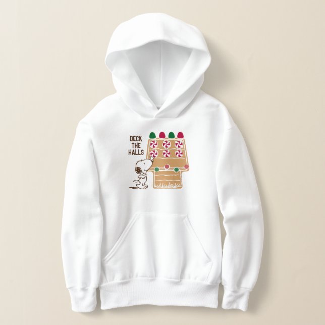 Peanuts | Snoopy Gingerbread House Hoodie (Laydown)