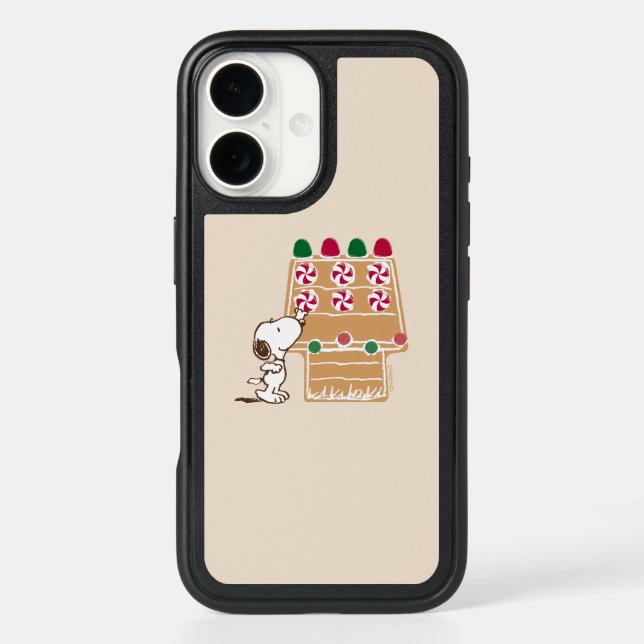 Peanuts | Snoopy Gingerbread House Otterbox iPhone Case (Back)