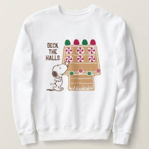 Peanuts   Snoopy Gingerbread House Sweatshirt