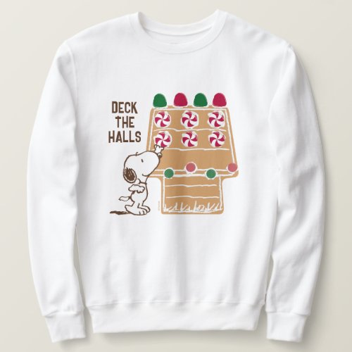 Peanuts  Snoopy Gingerbread House Sweatshirt