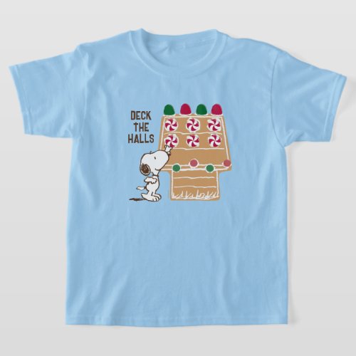 Peanuts  Snoopy Gingerbread House T_Shirt