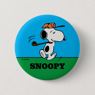 Peanuts   Snoopy Golf Swing Button