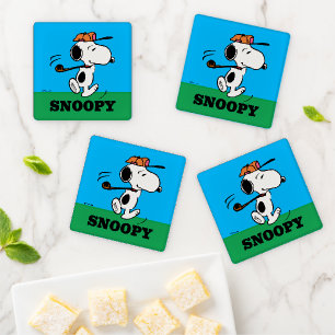 Peanuts Snoopy Golf Swing Coaster Set
