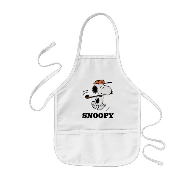 Peanuts | Snoopy Golf Swing Kids' Apron (Front)