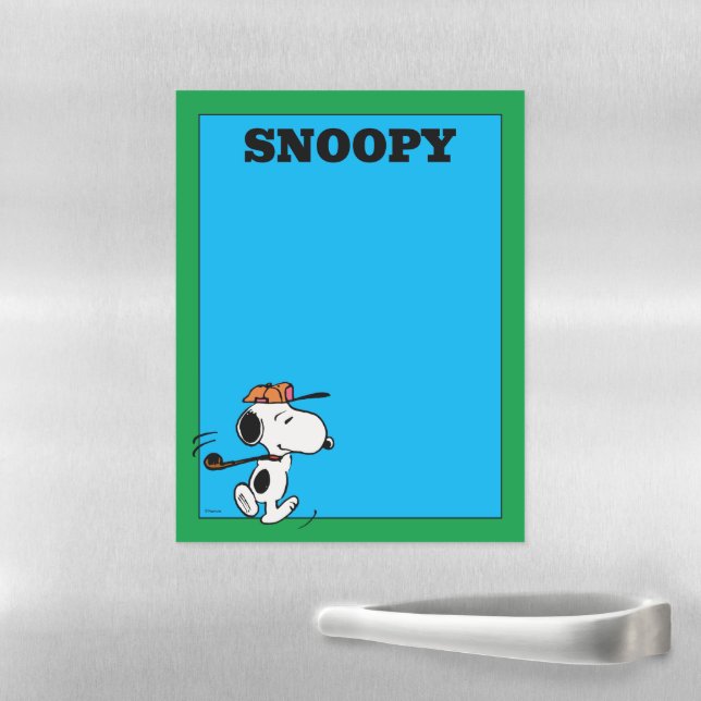 Peanuts | Snoopy Golf Swing Magnetic Dry Erase Sheet (In Situ)