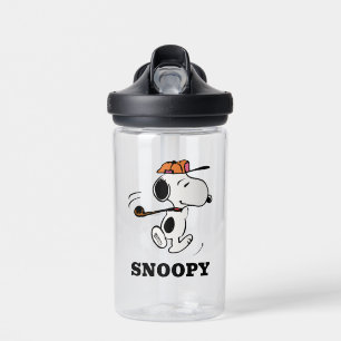 Peanuts Snoopy Golf Swing Water Bottle