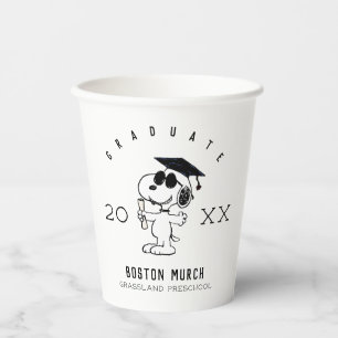 Peanuts   Snoopy Graduate Paper Cups