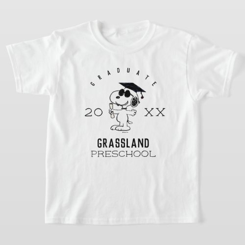 Peanuts  Snoopy Graduate T_Shirt