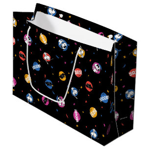 Peanuts Snoopy Graduation Celebration Pattern Large Gift Bag