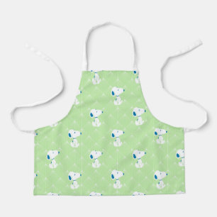 Peanuts Snoopy Green Deco Dreams Pattern Apron