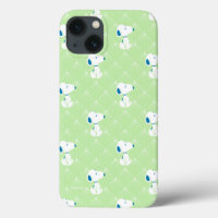Peanuts | Snoopy Green Deco Dreams Pattern iPhone 13 Case