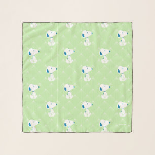 Peanuts   Snoopy Green Deco Dreams Pattern Scarf