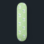 Peanuts | Snoopy Green Deco Dreams Pattern Skateboard<br><div class="desc">Check out this Art Deco Peanuts design featuring Snoopy.</div>