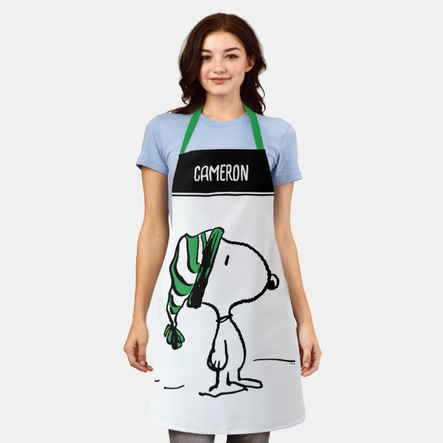 Peanuts | Snoopy Green Snow Cap Apron (Worn)